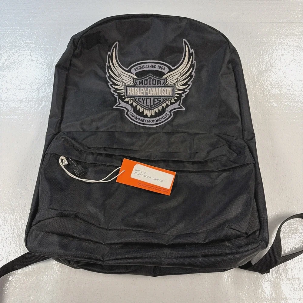 Vintage Harley Davidson Intersport Fashions West Backpack HDB-2360 NOS NWT 90s